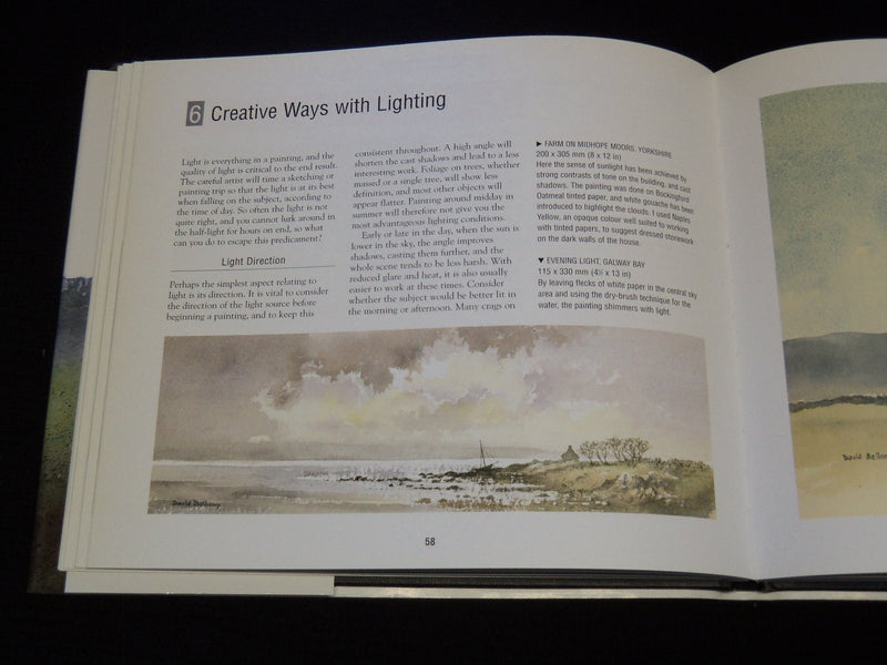 1997 DAVID BELLAMY'S DEVELOPING YOUR WATERCOLORS HARDCOVER BOOK - KD 6494V