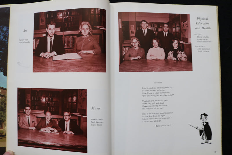 1966 COURIER EASTON JUNIOR HIGH SCHOOL YEARBOOK - EASTON, PA - YB 3493