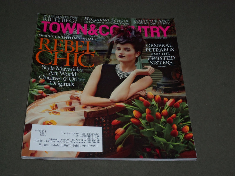 2013 MARCH TOWN & COUNTRY MAGAZINE - REBEL CHIC - SP 2722
