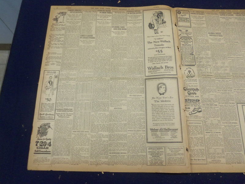 1923 DECEMBER 28 NEW YORK TIMES - DIXMUDE SIGHTED WEDNESDAY ADRIFT - NT 9222