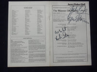 1982 JAN 17 JULIUS RUDEL - FREDERICA VON STADE - EUGENE ISTOMIN SIGNED PROGRAM