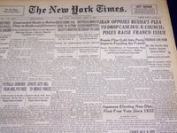 1946 APRIL 10 NEW YORK TIMES - CHOICE OF U. N. SITE SLATED - NT 3158