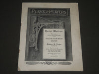 1908 SEPTEMBER PLAYS AND PLAYERS IN PHILADELPHIA THEATRE PROGRAM - J 2390