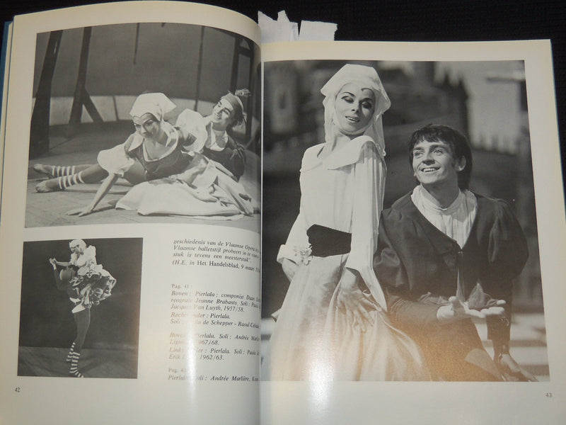 1973 VAN OPERABALLET NAAR BALLET VAN VLAANDEREN BOOK BY RINA BARBIER - KD 5981N