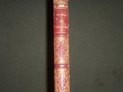 1867 ROMANS DE VOLTAIRE VOLUME - NICE ILLUSTRATIONS - KD 26