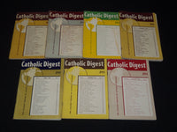 1943-1946 CATHOLIC DIGEST MAGAZINE LOT OF 7 ISSUES - WR 55N