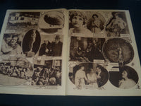1919 APRIL 20 BALTIMORE SUN NEWSPAPER PICTURE SECTION - WAR MAP - NT 7374