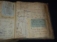 1900-1901 PHARMACIST'S PRESCRIPTIONS SCRAPBOOK FROM DOCTORS - R. I. - KD 5403O