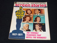 1971 APRIL SCREEN STORIES MAGAZINE - CLARK GABLE BETTE DAVIS COVER - E 14429