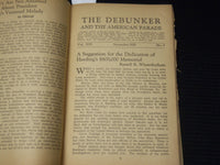 1930 NOVEMBER THE DEBUNKER AND THE AMERICAN PARADE MAGAZINE - K 597