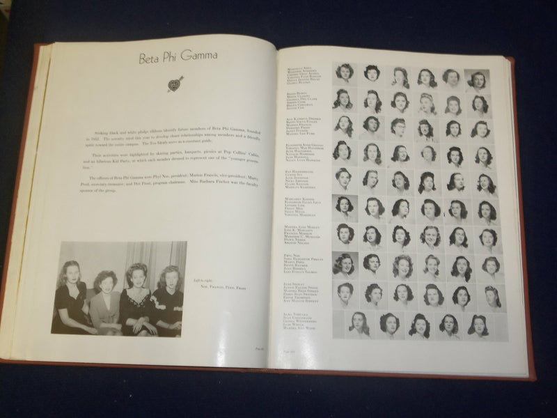 1945 STEPEHSOPHIA STEPHENS COLLEGE YEARBOOK - COLOMBIA, MO - YB 1868