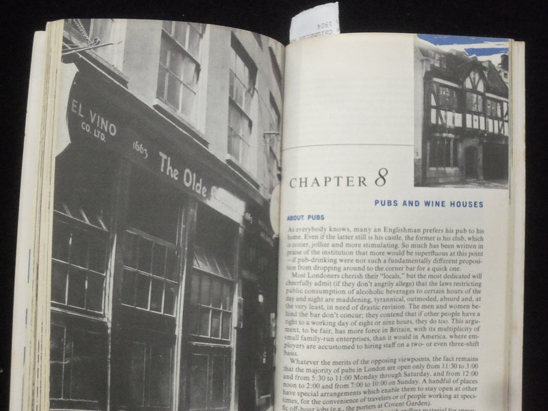 1960 LONDON - A HOLIDAY MAGAZINE TRAVEL GUIDE SOFTCOVER BOOK - J 9995