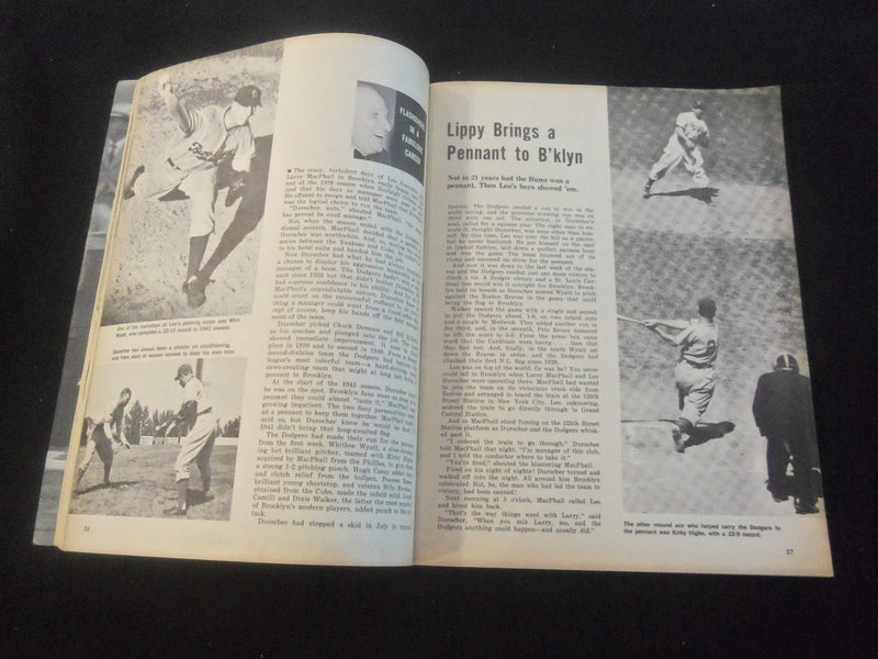 1961 SEPTEMBER GREAT MOMENTS IN SPORTS MAGAZINE - WILLIE MAYS COVER - J 7723