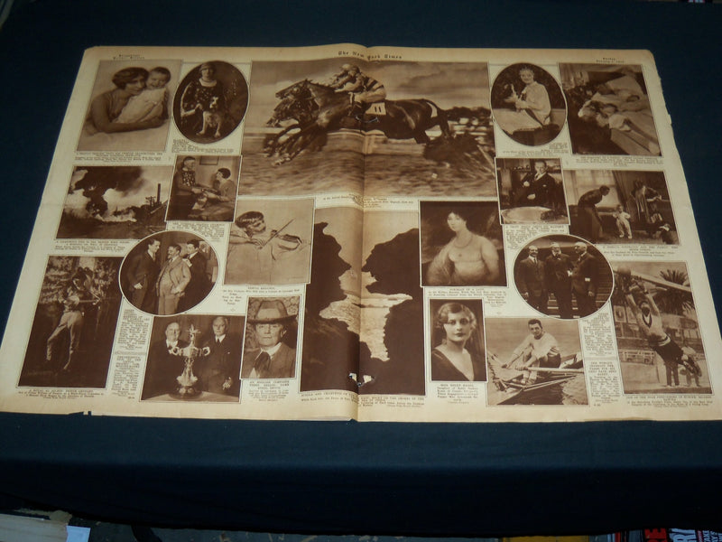 1929 JANUARY 6 NEW YORK TIMES ROTO PICTURE SECTION - GOVERNOR ROOSEVELT- NT 9394