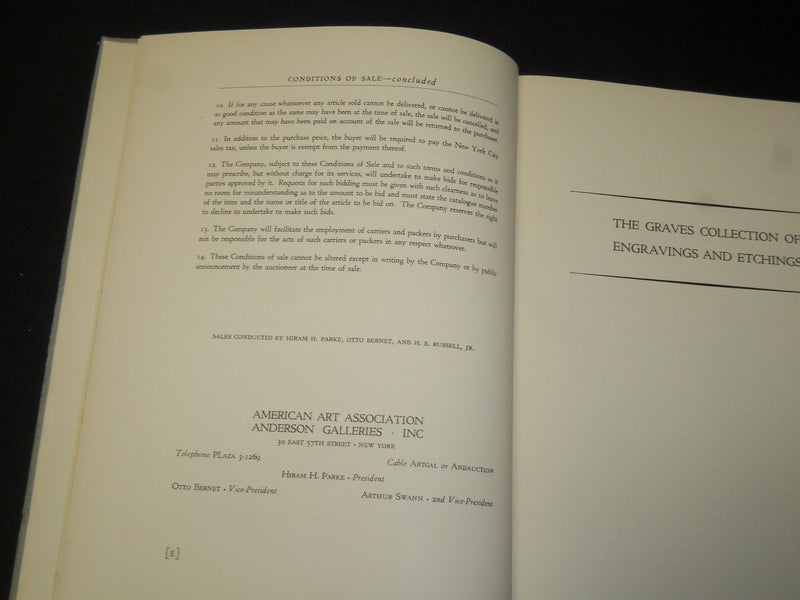 1936 MASTERPIECES OF ENGRAVING AND ETCHING BOOK - HENRY GRAVES JR. - KD 5856