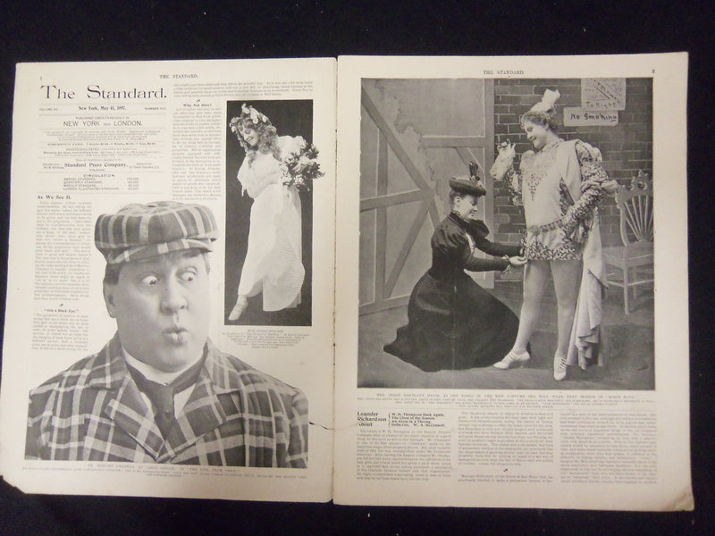 1897 MAY 15 THE STANDARD MAGAZINE - WALKING ABOVE NATURE'S MIRROR - ST 3224
