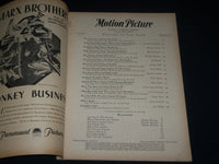 1931 OCTOBER MOTION PICTURE MOVIE MAGAZINE - BILLIE DOVE COVER - M 405
