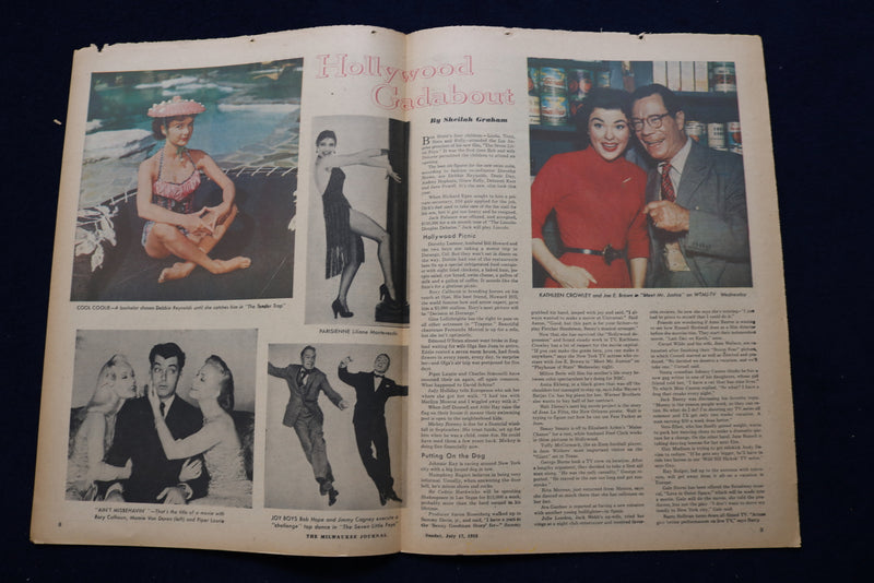1955 JULY 17 SCREEN RADIO TELEVISION MAGAZINE - ANN MILLER COVER - E 23118