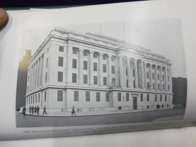 1933 THE WELLCOME RESEARCH INSTITUTION BOOK LONDON - CHICAGO EXPOSITION- KD 727U