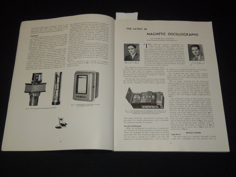 1945 MEASUREMENTS EQUIPMENT AND TECHNIQUE CATALOG - G. E. - KD 6524J