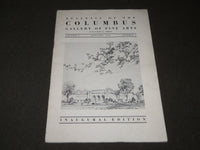 1931 JANUARY COLUMBUS GALLERY OF FINE ARTS BULLETIN - COLUMBUS OHIO - J 9594