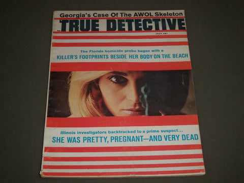 1966 JULY TRUE DETECTIVE MAGAZINE - FLORIDA HOMICIDE - AWOL SKELETON - SP 8086