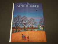 1955 MARCH 26 NEW YORKER MAGAZINE FRONT COVER ONLY - GREAT ART FOR FRAMING