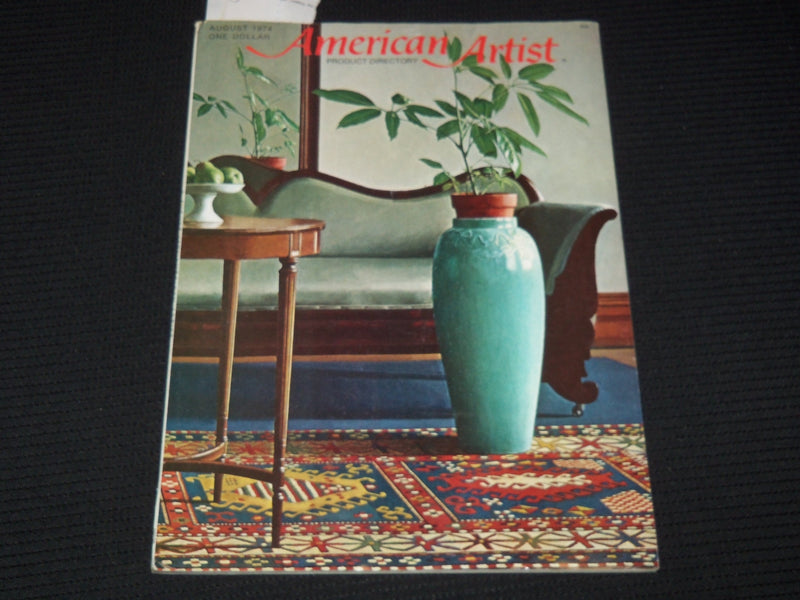 1974 AUGUST AMERICAN ARTIST MAGAZINE - PRODUCT DIRECTORY - SP 3136A