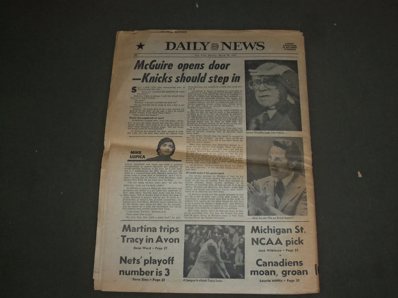 1979 MARCH 26 NEW YORK DAILY NEWS - ISRAEL & EGYPT SIGN PEACE TREATY - NP 3047