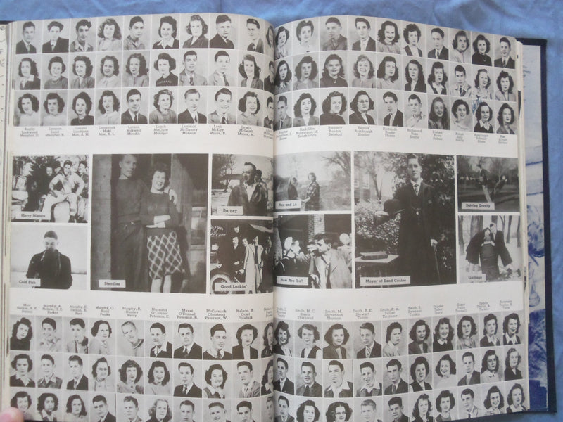 1945 THE ROUNDUP GREAT FALLS HIGH SCHOOL YEARBOOK - GREAT FALLS, MT - YB 3378