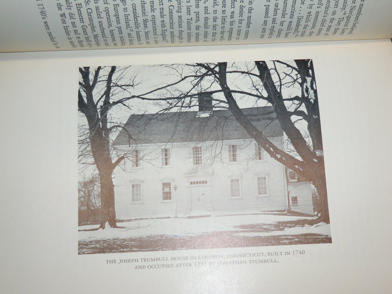 1956 JONATHAN TRUMBULL 1710-1785 HARDCOVER BOOK BY GLENN WEAVER - KD 6081