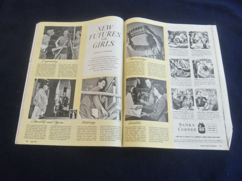 1943 APRIL WOMAN'S HOME COMPANION MAGAZINE - CLARENCE KELLAND NOVEL - ST 1115B