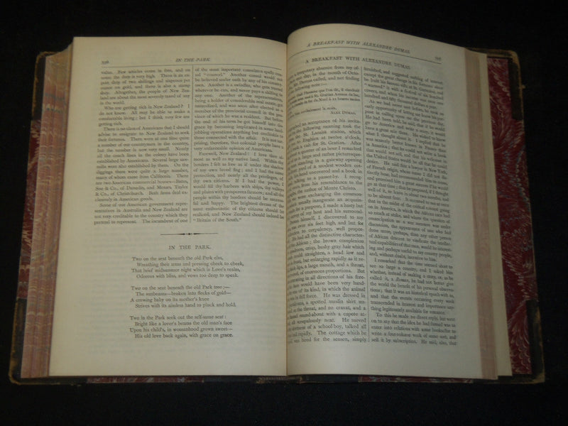 1870-1871 SCRIBNER'S MONTHLY MAGAZINE BOUND VOLUME NO. 1 - NICE ILLUS - JC 33
