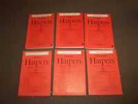 1934-39 HARPER'S MONTHLY MAGAZINE - LOT OF 19- STORIES & ILLUSTRATIONS- WR 1000A