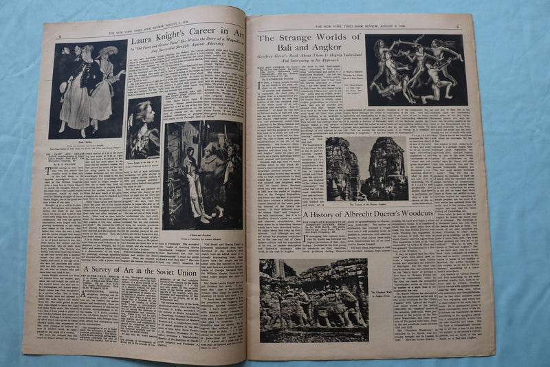 1936 AUGUST 9 NEW YORK TIMES BOOK REVIEW SECTION - NICCOLO MACHIAVELLI - NP 9170