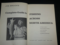 1966 COMPLETE GUIDE TO FISHING ACROSS NORTH AMERICA BOOK LOT OF 2 - KD 6793