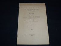 1909 WILLIAM SULZER VOLUNTEER OFFICERS RETIRED LIST SPEECH - J 8999