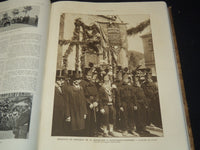 1919 L'ILLUSTRATION FRENCH MAGAZINE BOUND VOLUME SET OF 2 - LA GUERRE