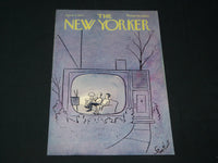 1970 APRIL 4 NEW YORKER MAGAZINE FRONT COVER ONLY - GREAT ART FOR FRAMING