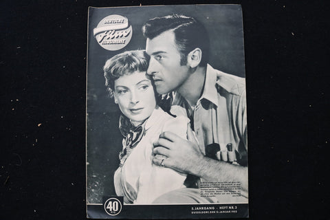 1952 JAN 15 DEUTSCHE FILM ILLUSTIERTE MAGAZINE - GRANGER-D. KERR COVER - E 24996