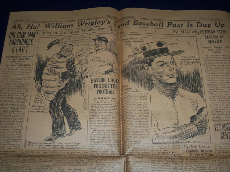 1926 JUNE 26 SAN ANTONIO SUNDAY LIGHT SPORT SECTION - BOB COUCHMAN - NP 972K
