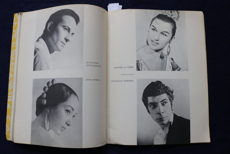 1962 JOSE GRECO AND HIS SPANISH BALLET PROGRAM - K 1740