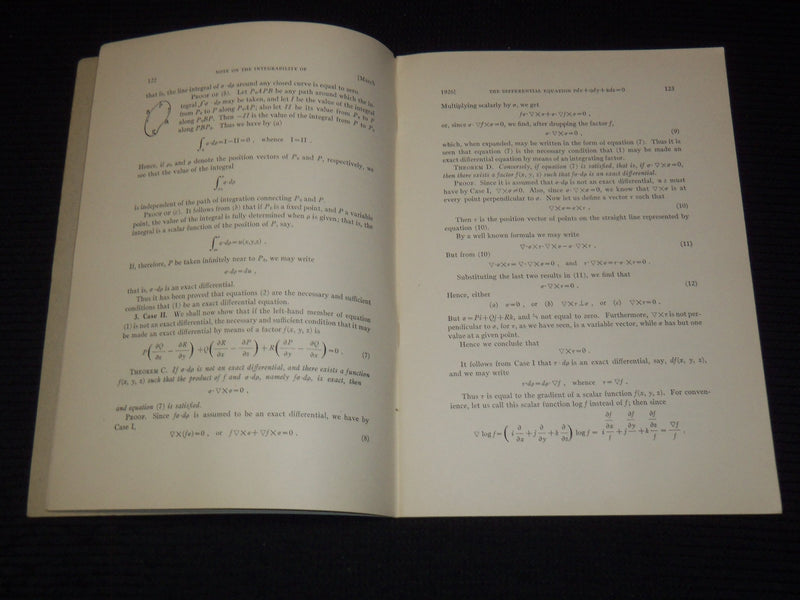 1926 THE AMERICAN MATHEMATICAL MONTHLY MAGAZINE LOT OF 10 -COMPLETE YR - WR 277F