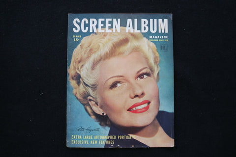 1948 SPRING SCREEN ALBUM MAGAZINE - RITA HAYWORTH COVER - E 24498