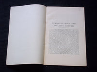 1916 GERMANY'S MOVE AND BRITAIN'S ANSWER SOFTCOVER BOOK BY EARL CURZON - J 7146