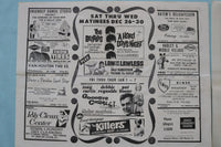 1964 NEW CLIFTON THEATRE PROGRAM-A HARD DAY'S NIGHT-LOT OF 2 -CLIFTON,NJ- K 2535