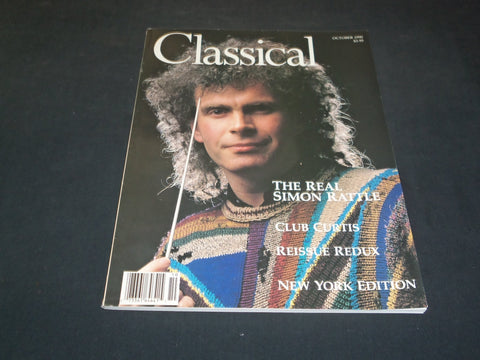 1990 OCTOBER CLASSICAL MAGAZINE - SIMON RATTLE - SP 7280