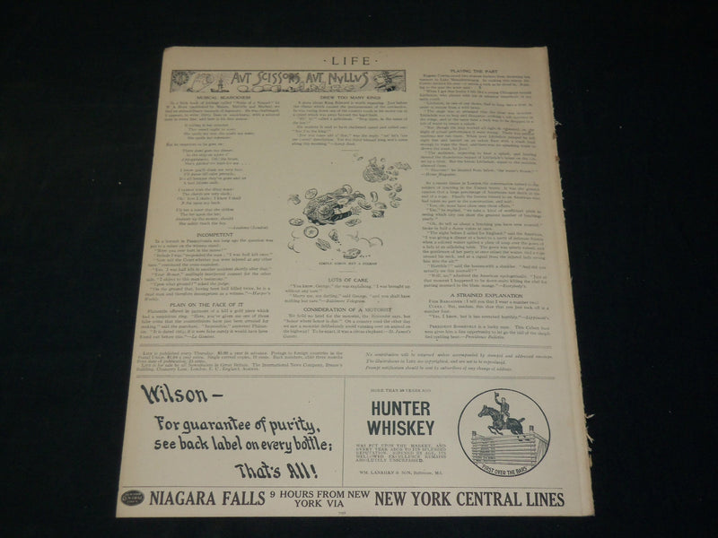 1906 DECEMBER 20 LIFE MAGAZINE - CHRISTMAS GIFTS COVER - NICE ILLUS. - B 4589Z