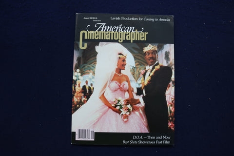 1988 AUGUST AMERICAN CINEMATOGRAPHER MAGAZINE - COMING TO AMERICA COVER- E 17746