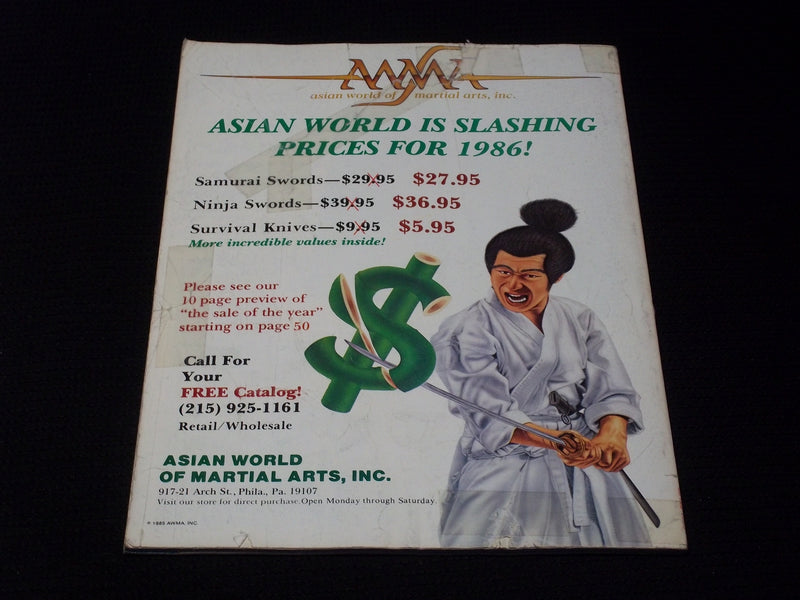 1986 APRIL BLACK BELT MAGAZINE - BRUCE LEE FRONT COVER - E 7782
